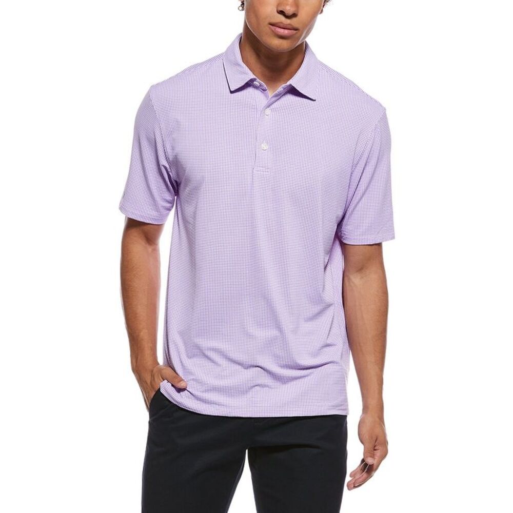 Ibkul Mens  Polo Shirt, Purple